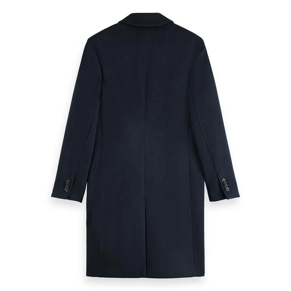 SCOTCH & SODA CLASSIC WOOL BLEND OVERCOAT