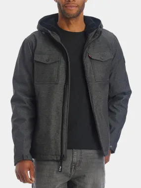 Sherpa Lined Softshell Hoodie