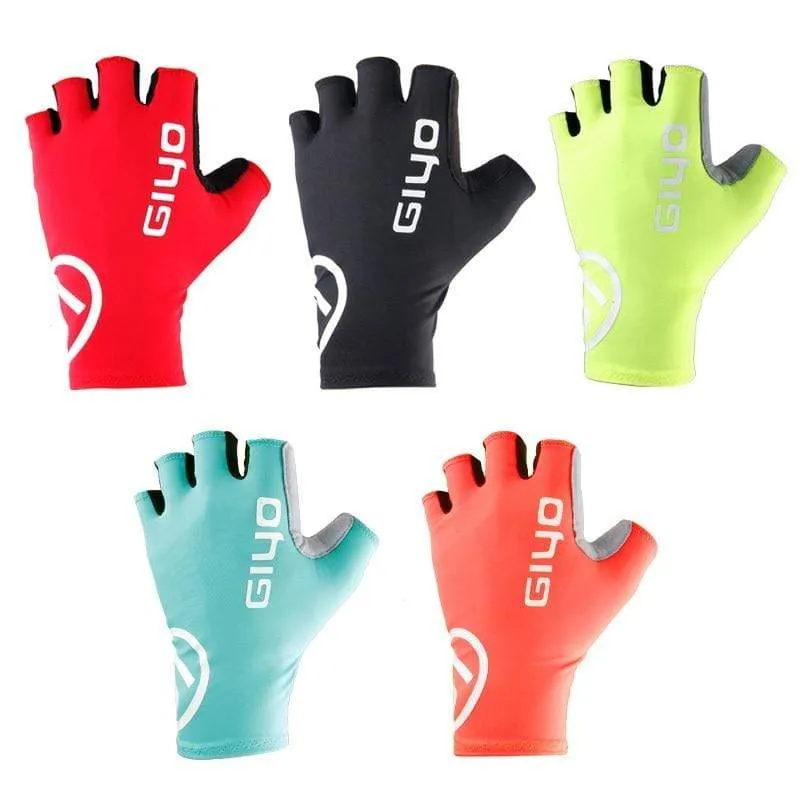 Cycle Half -finger Gloves Gel Sports Bicycle Race Gloves Of Bicycle Mtb Road Guantes Glove Cycling Men's Mid -term Women