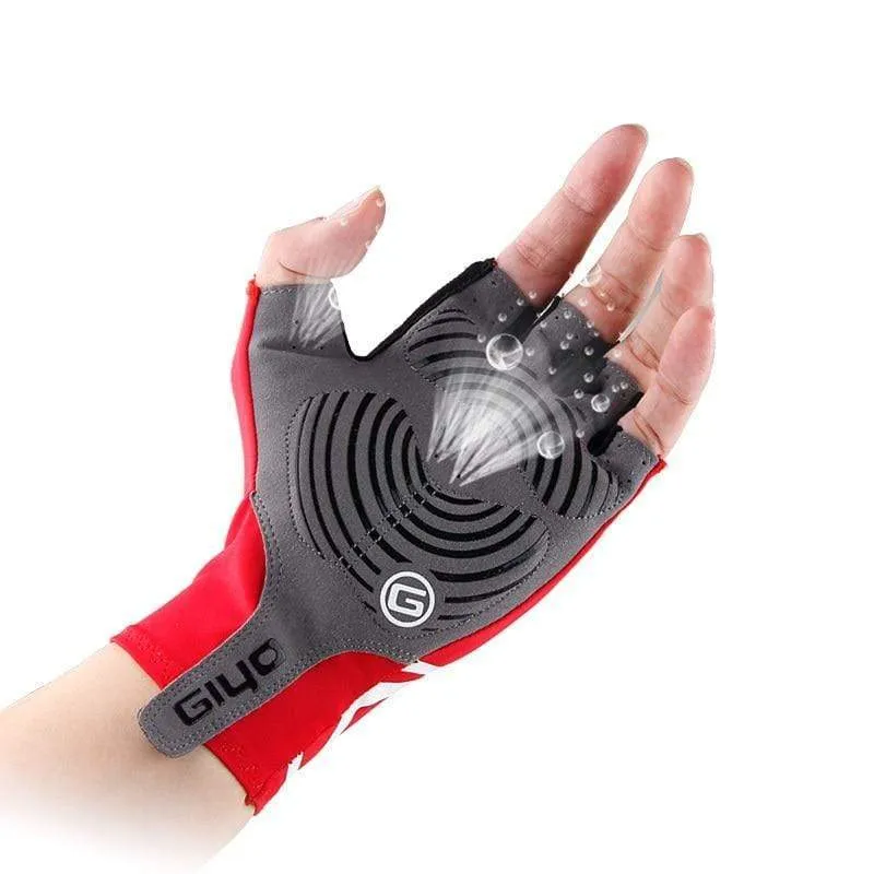 Cycle Half -finger Gloves Gel Sports Bicycle Race Gloves Of Bicycle Mtb Road Guantes Glove Cycling Men's Mid -term Women