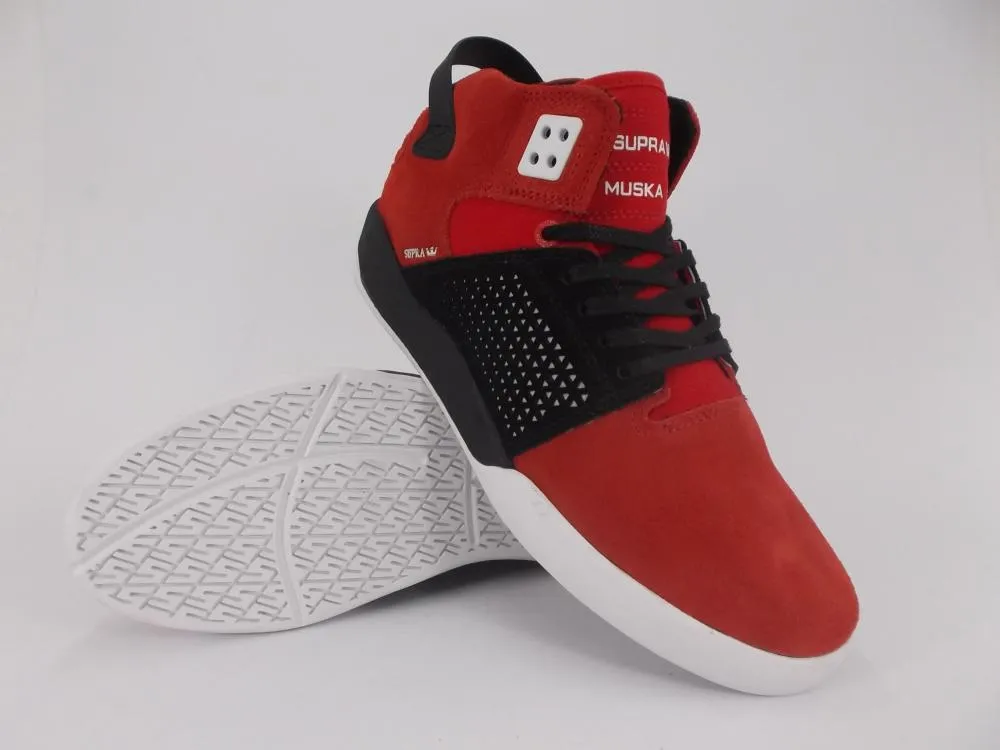 Supra men's high sneakers Skytop III 08000 602 M red-black