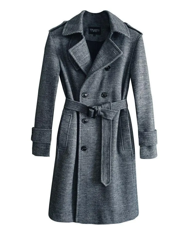 Herringbone Winter Coat