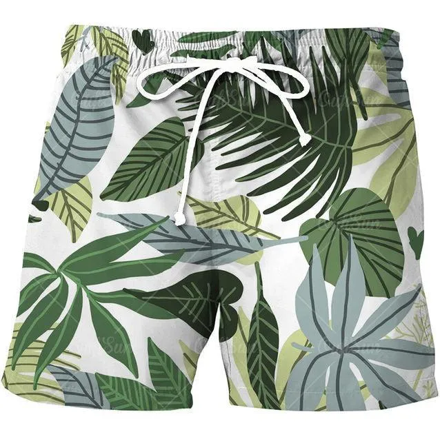 Tropical Beach Shorts For Men