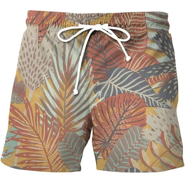 Tropical Beach Shorts For Men