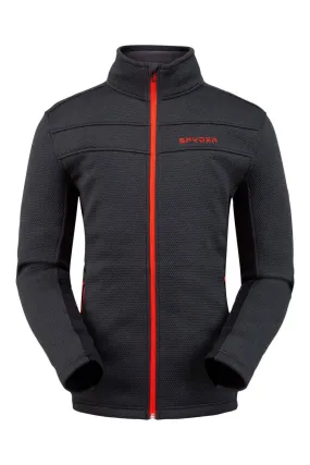 'Spyder' Men's Encore Full Zip Fleece - Black