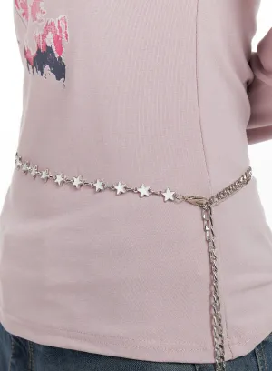 Star Waist Chain Belt CF419