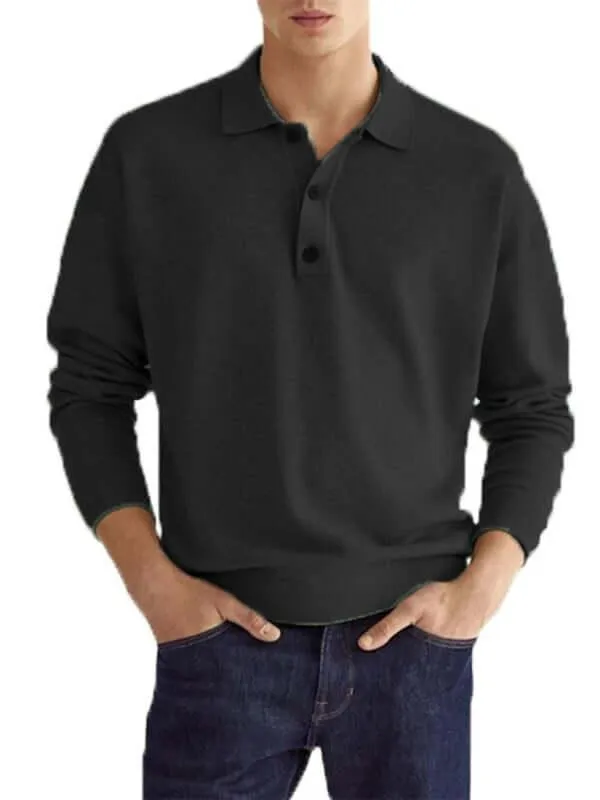 Classic Collar Men Polo Shirt