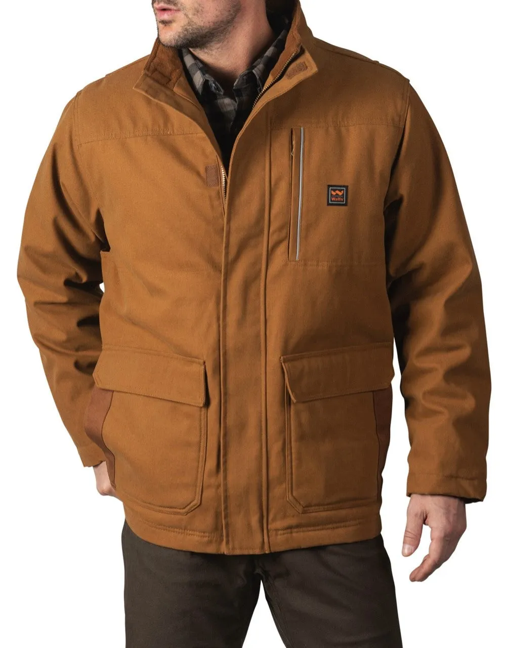 Walls Men's Cypress DWR Duck Insulated Work Coat - Pecan YC869