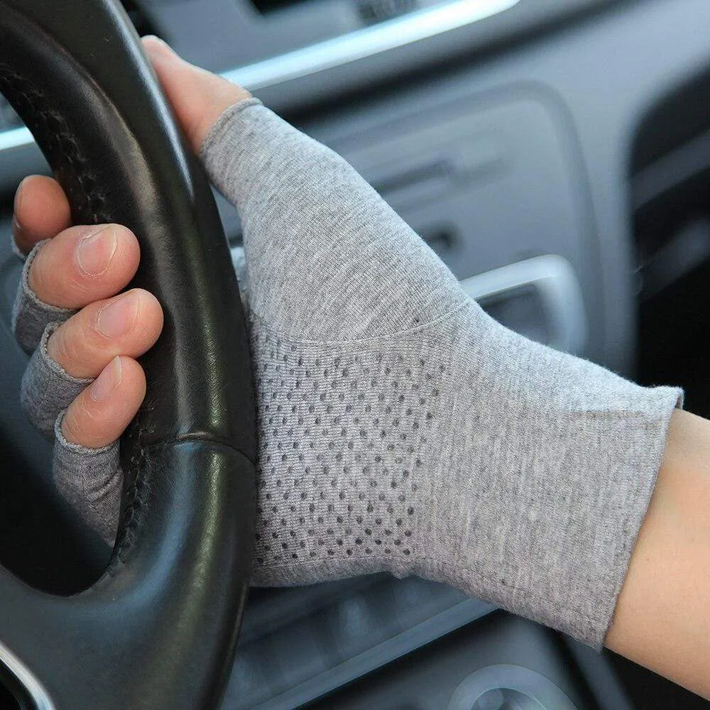 Gloves Semi-Finger Man Woman Spring Summer New Thin Style Non-Slip Driving Half Finger Gloves Unisex SZ109N