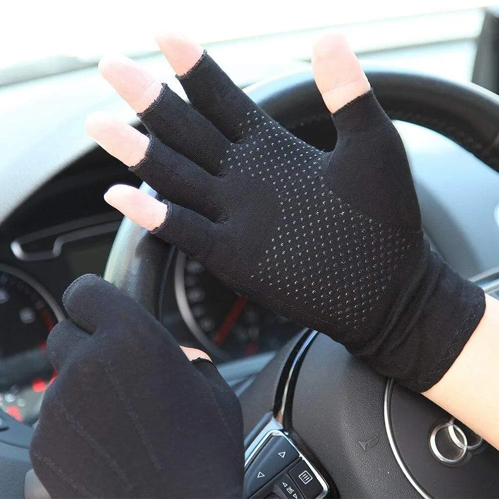 Gloves Semi-Finger Man Woman Spring Summer New Thin Style Non-Slip Driving Half Finger Gloves Unisex SZ109N