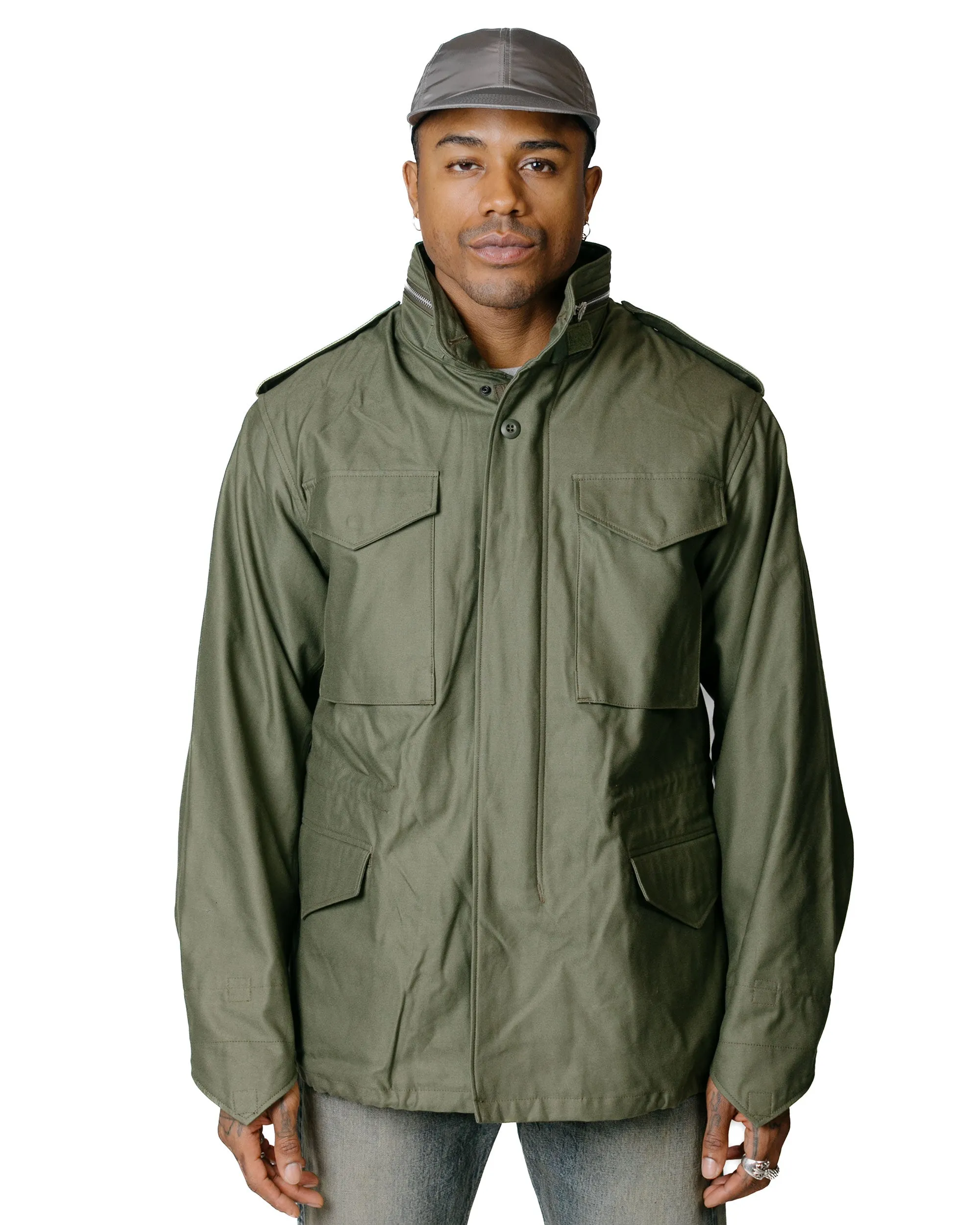 The Real McCoy's MJ22107 Coat, Man's, Field, M-65 Olive