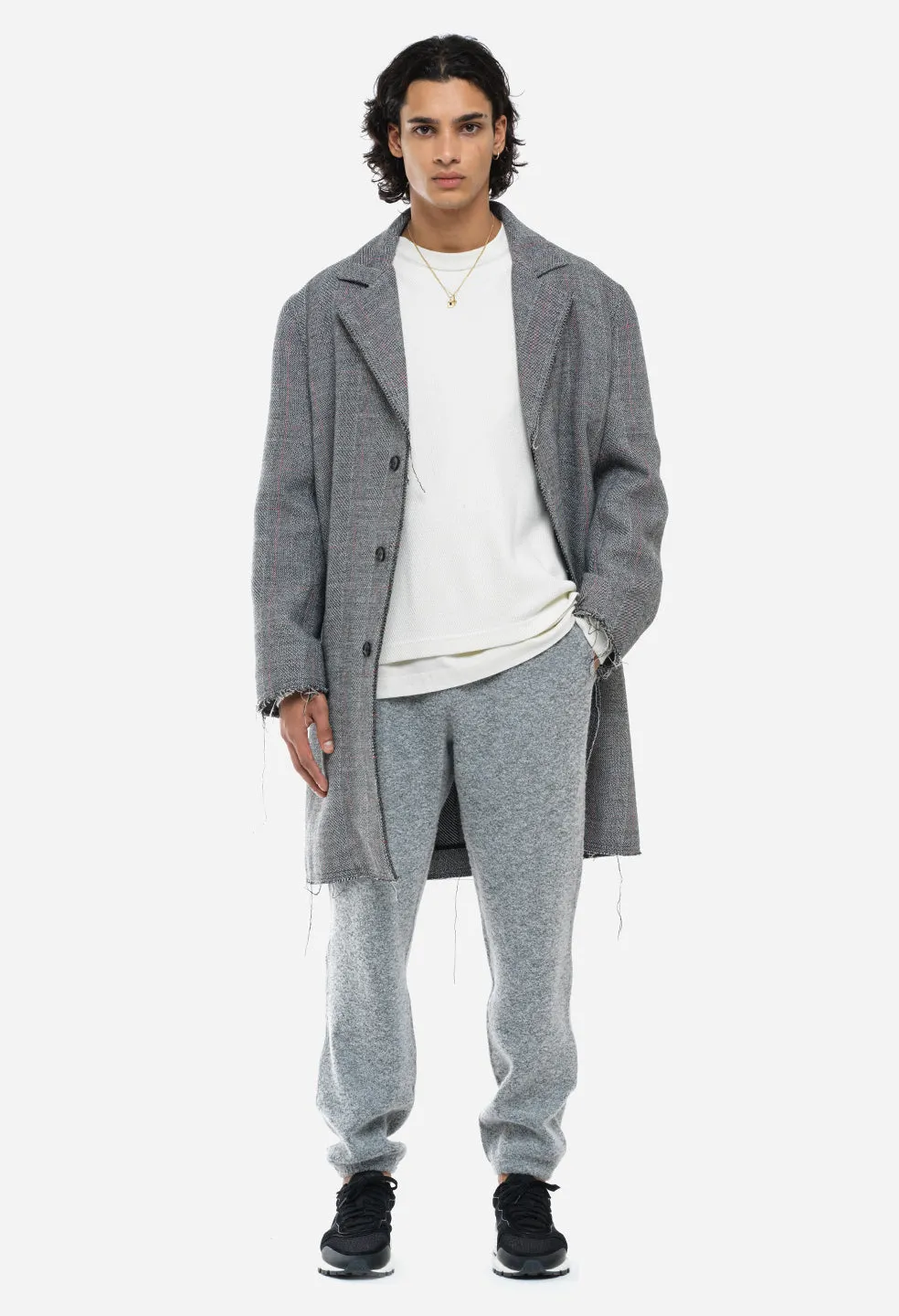 Boucle Interval Sweatpants / Cement