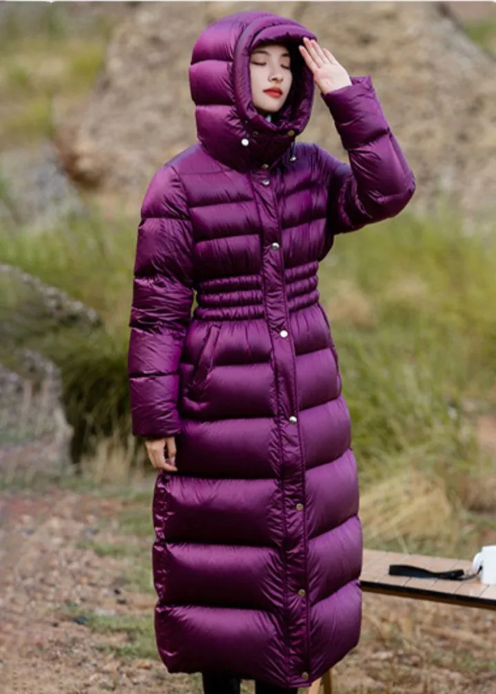 Rosemary Hooded Long Down Puffer Coat