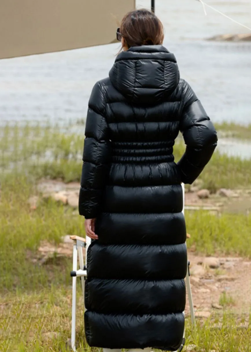 Rosemary Hooded Long Down Puffer Coat