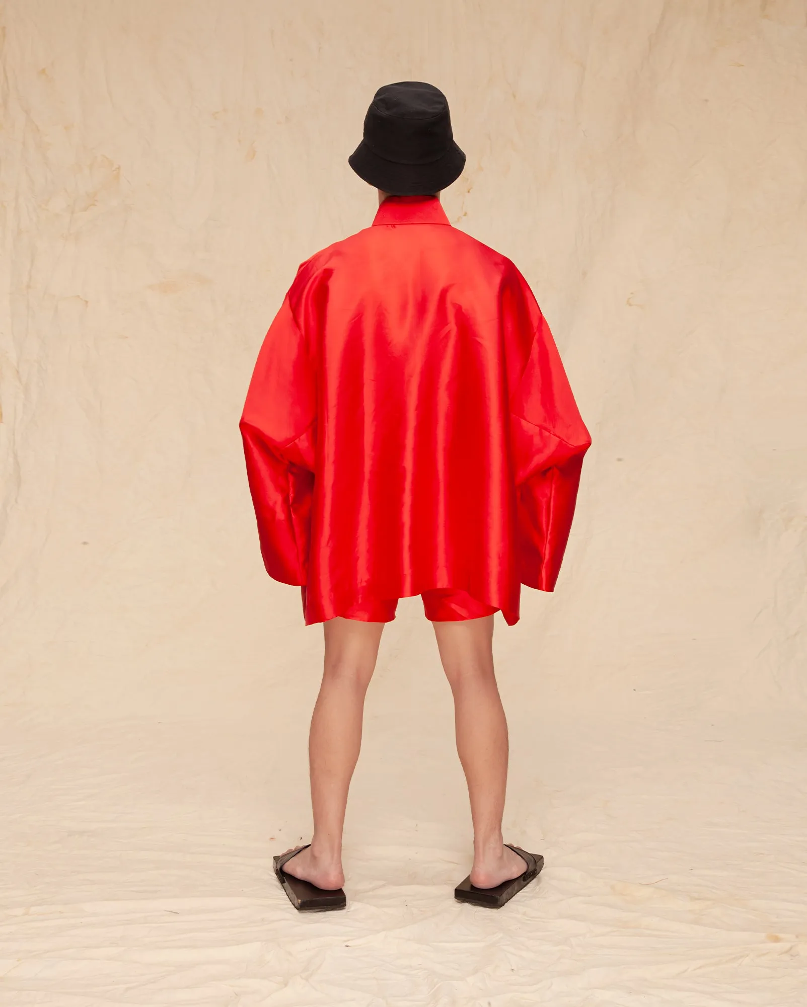 Magua Oversaiz (Red Taffeta)