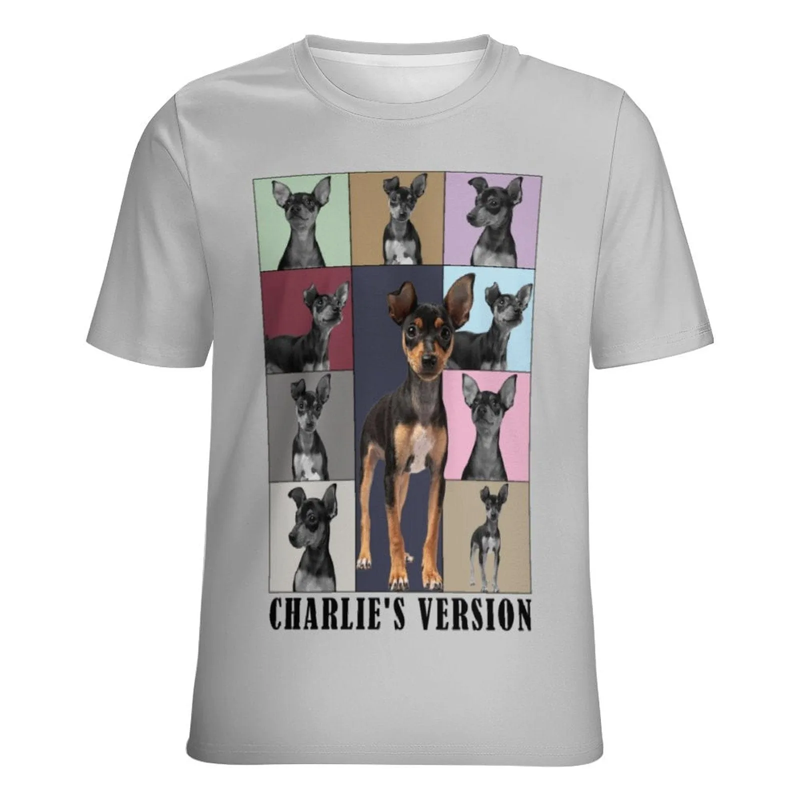 Custom Photo&Name Eras Tour Light T-shirt Personalized Pictures Unisex Shirts Gift For Pet Lovers