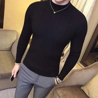 Striped Pattern Sweater For Men