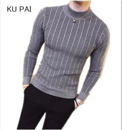 Striped Pattern Sweater For Men