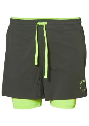 Two-In-One Shorts Green