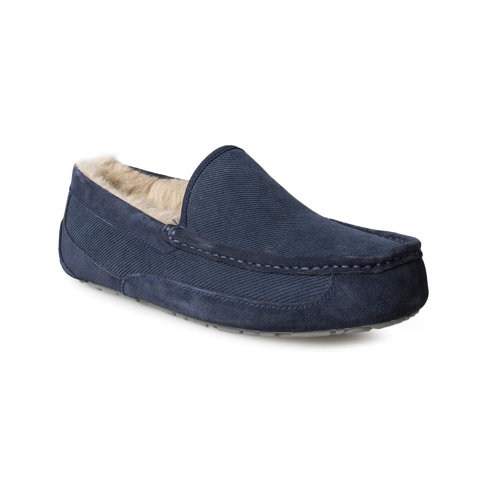 UGG Ascot Corduroy Dark Sapphire Slippers - Men's