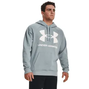 'Under Armour' Men's Rival Fleece Big Logo Hoodie - Harbor Blue