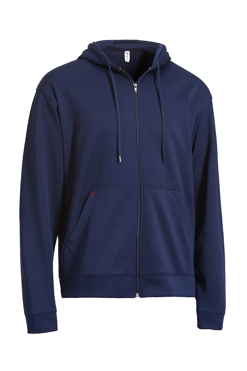 Sleek Tech Zip-Up Hoodie