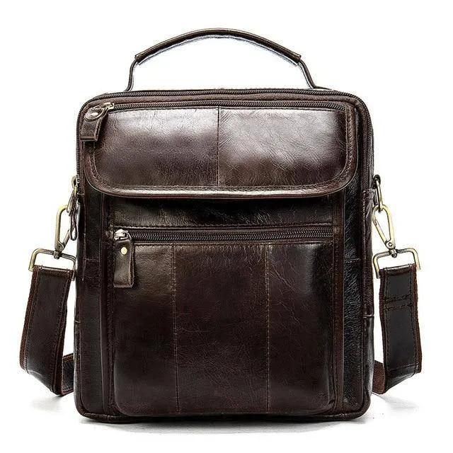 WESTAL Men's Genuine Leather Crossbody Shoulder Bags 8870