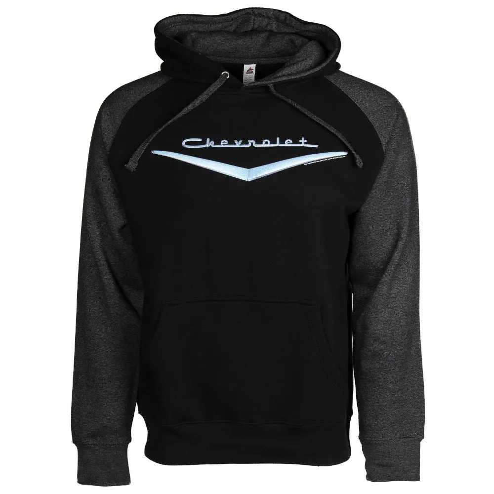 'David Carey' Men's Chevrolet CB Hoody - Black / Charcoal