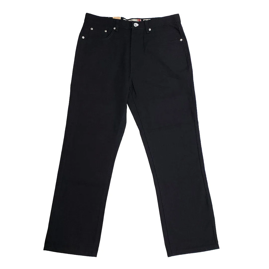 Denim Straight Fit Jeans - Jet Black