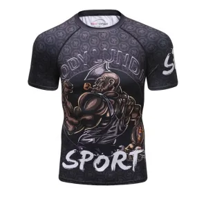 Warrior Compression 'My Ship' Elite Short Sleeve Rashguard