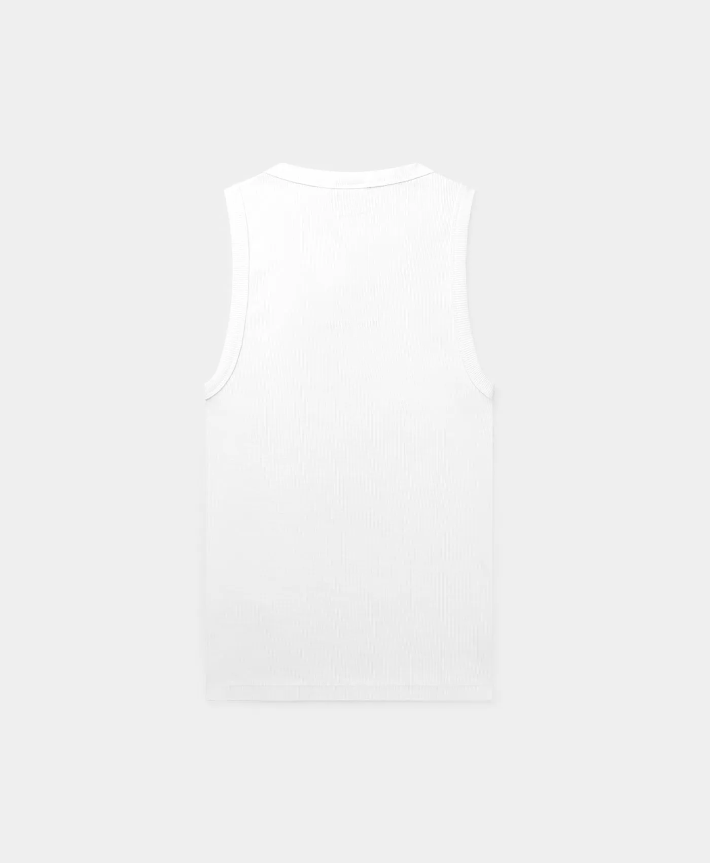 White Logotype Tank Top