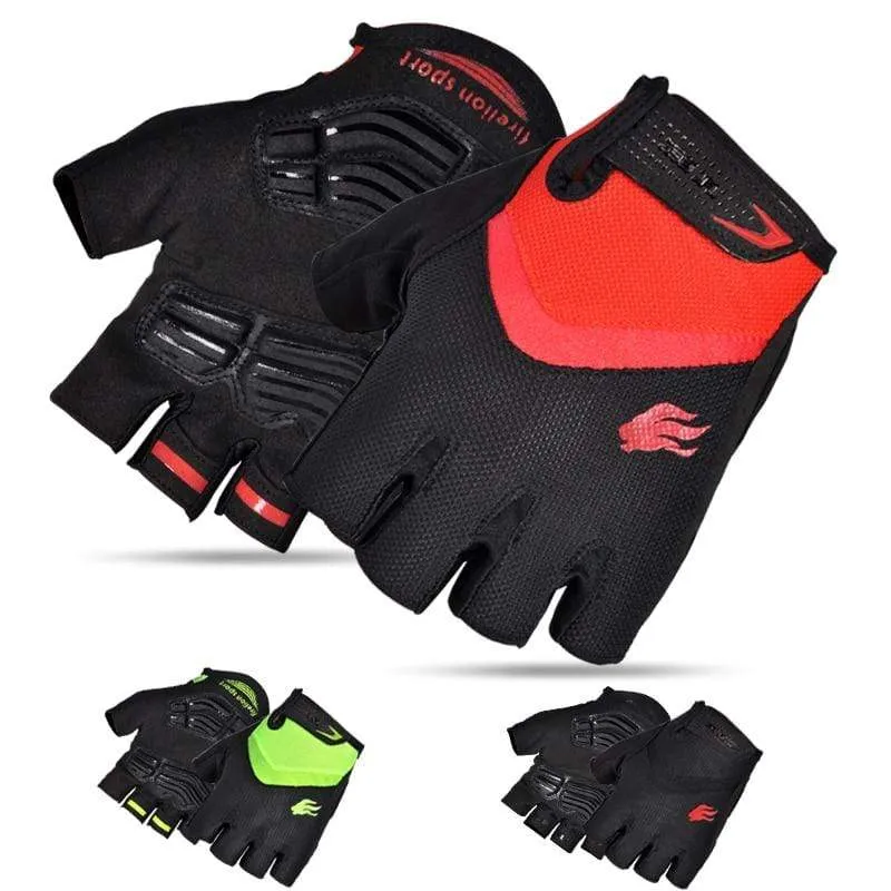 Cycling Gloves for Men Women GEL Sport Mountain Bike Bicycle Gloves Breathable Off Road Half Finger MTB Gloves Mittens