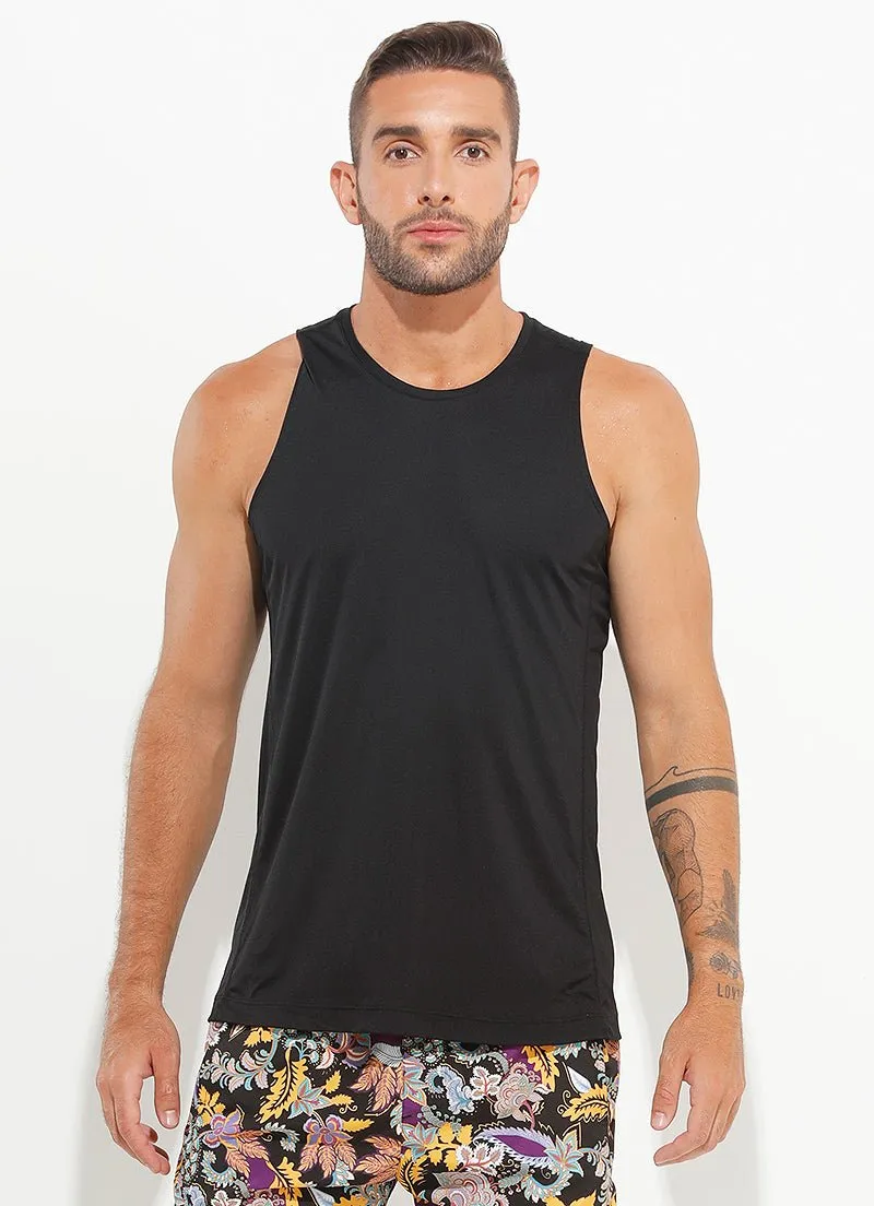 A.O.P Tank (Black) UPF 50 