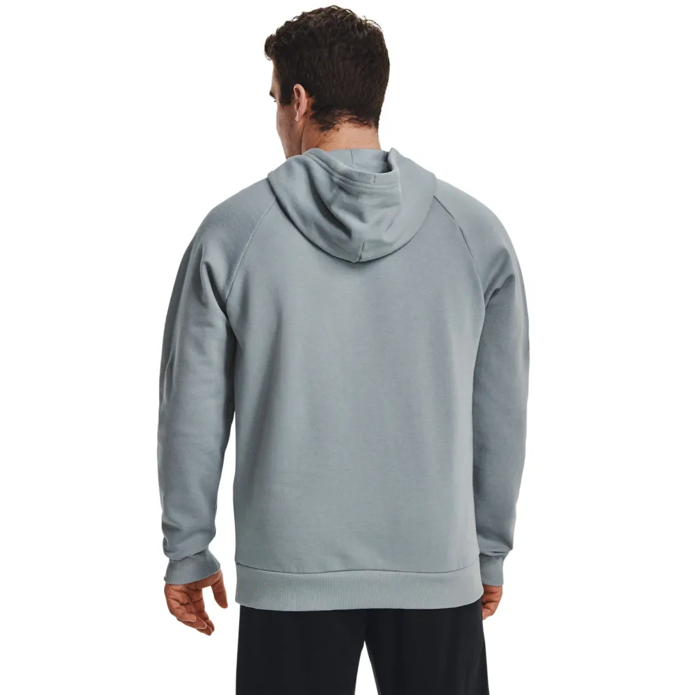 'Under Armour' Men's Rival Fleece Big Logo Hoodie - Harbor Blue